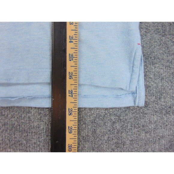 Southern Tide Shirt Mens XL Light Blue Polo Gyotaku Octopus Graphic Stretch Prep - Picture 8 of 10